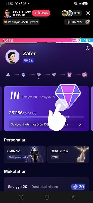 Təcili satılır Xidmət: TikTok hesabının inkişafı və canlı yayım