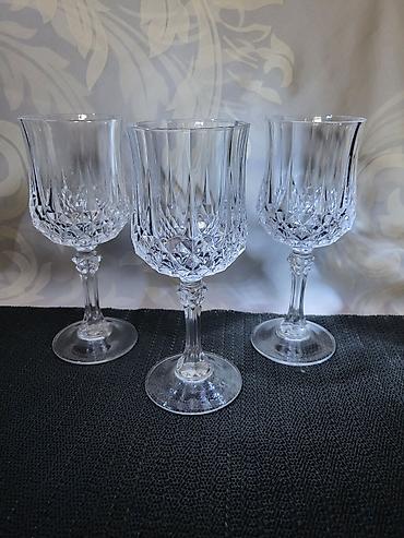 Čaše: Case kristal za vino d,argues francuske iz 80ih.god. Case kristal za — 1