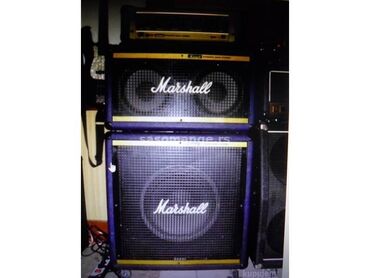 mini pojacala za gitaru: Marshall Dinamic Bass 400 w (Lampa) Hibrid.Hibrid pojacalo ima jednu