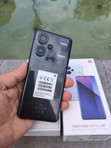 telefon təzə: Xiaomi Redmi Note 13 Pro Plus, 512 GB, rəng - Qara, 
 Barmaq izi, Face ID, Hissə-hissə ödəniş