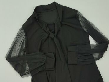 elegancka sukienka z szyfonowymi rękawami: Sukienka damska, rozmiar S