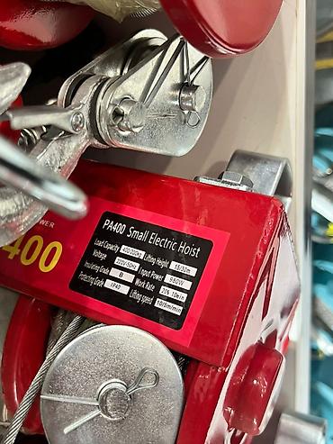 Тельферы: Электрическая таль (лебёдка) с тросом и пультом управления Описание — 9