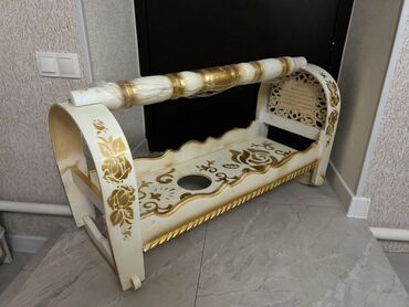 Люльки: Люлька, Новый, Качалка, Дерево, цвет - Белый — 2