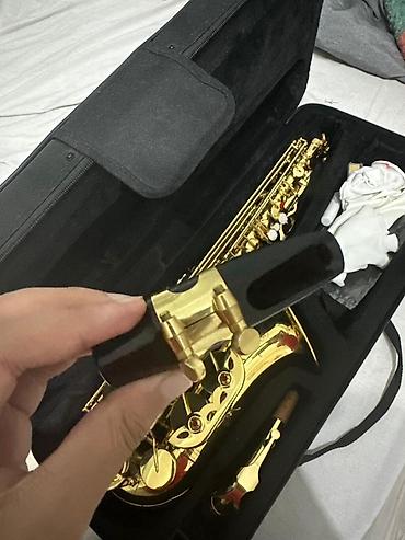 tote canta: Saksofon yamaha alt, 2 ay istifadə olunub, vəziyyəti çox yaxşıdır. Heç — 4