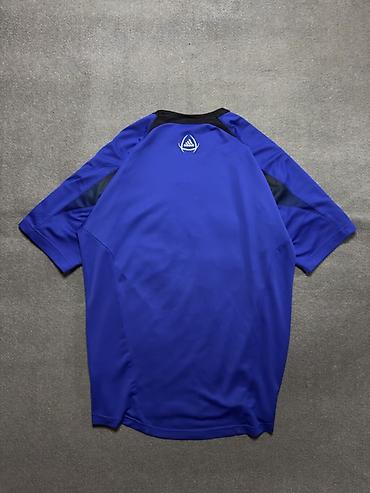pull and bear: Futbolka, Adidas, rəng - Göy — 4