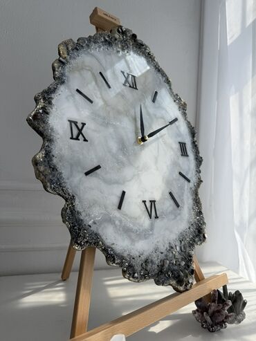 купить настенные часы в бишкеке: Декоративные настенные часы «Silver Onyx” ————————————————— Авторская