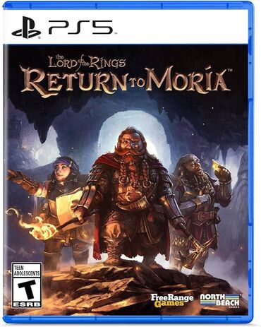 PS4 (Sony PlayStation 4): Оригинальный диск !!! В игре The Lord of the Rings: Return to Moria™