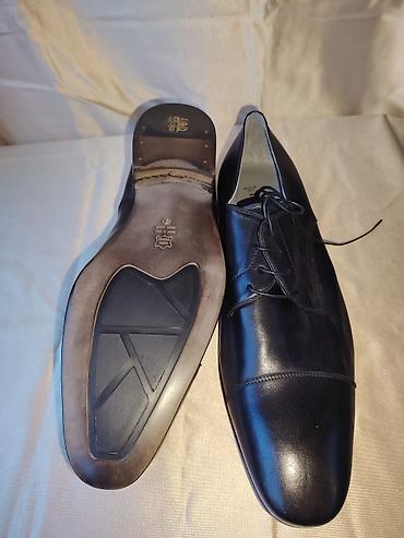 a1 kapsule: Muške elegantne cipele – crne, kožne, Oxford cap-toe UG 31cm - — 4
