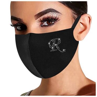 маска омон: Маска многоразовая защитная с индивидуальным дизайном со стразами и