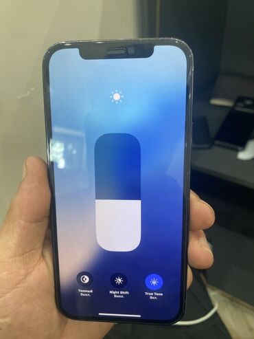 телефон узген: IPhone 12 Pro, Колдонулган, 128 ГБ, Көк, 85 %