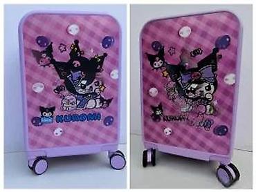 Rančevi, torbe i koferi: Dečji kofer na točkiće – Kuromi dizajn, ljubičasti - Šarmantan kofer — 14
