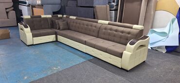 Угловые диваны: Угловой диван, C подушками, Трехместный — 13