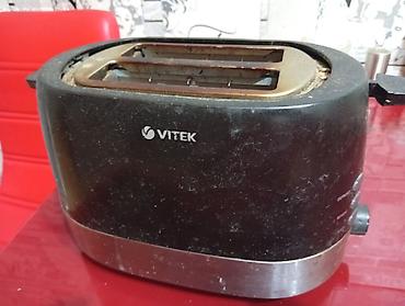VITEK iki yuvalı tost aparatı - 2 dilim üçün geniş yuvalar – nazik və