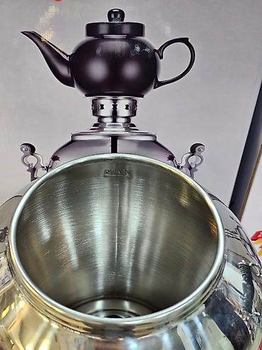 ucuz samavarlar: Elektrikli samovar silver model: sl-0044 elektri̇k semaver 4l — 9