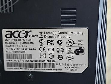 display port vga: Проектор Acer X1260P На изображении чёрные и белые точки, скорее всего — 4