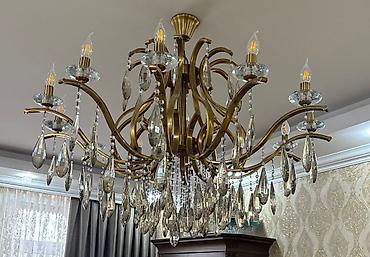 guzgu samdan: Çılçıraq, 10 və daha çox lampa, Metal — 1