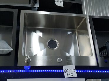 metbex ucun moyka: Mətbəx üçün paslanmayan poladdan tək gözlü lavabo. Xüsusiyyətlər: -