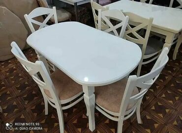 Sifarişlə masa və oturacaq dəstləri: ✔️Sifarişlə✔️ ✔️Kuxna üçün stol stul dəsti✨✨ ✔️stullarda rəng seçimi — 9