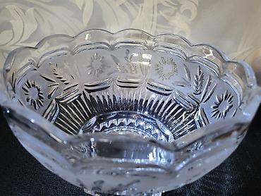 Ostali antikviteti: Cinija kristal Zajecar velika iz 70ih.god. Cinija kristal — 3