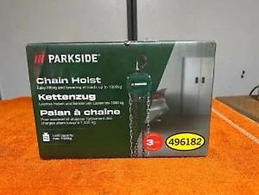 Dizalice: PARKSIDE ručni lančani vitlo (Chain Hoist) – model 496182 - Nosivost — 11