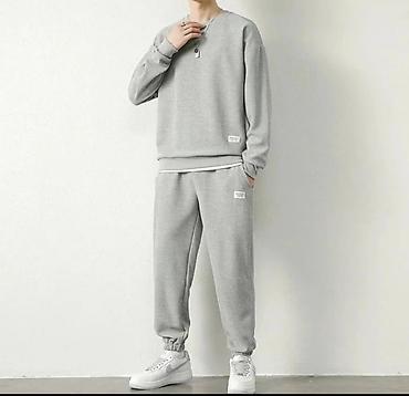 pull and: Мужской спортивный костюм, Все размеры, Новый, цвет - Черный, Платная доставка — 7