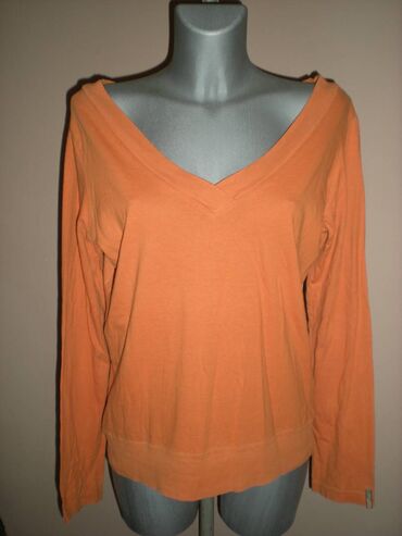 majice 5xl: 2XL (EU 44), Cotton, Single-colored, color - Orange