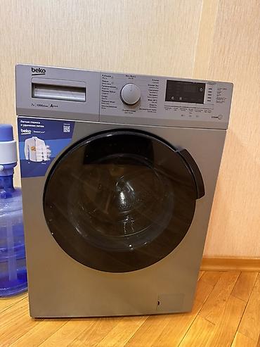 Elektronika: Paltaryuyan maşın Beko, 7 kq, İşlənmiş, Avtomat, Qurutmasız — 1