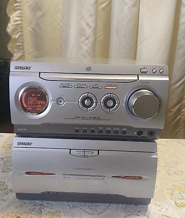 Sony MHC-WZ5 mini hi-fi sistemi 2 bloklu gücləndirici Aux Radio Disc