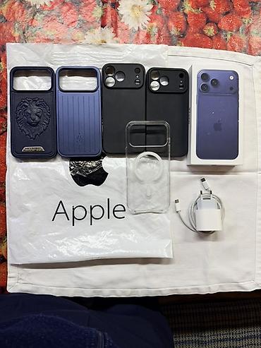 islənmis notebook satisi: IPhone 17 Pro Max, 256 GB, Mavi, Face ID — 1