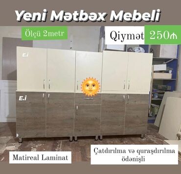 mebellər və qiymətləri: Metbex mebeli