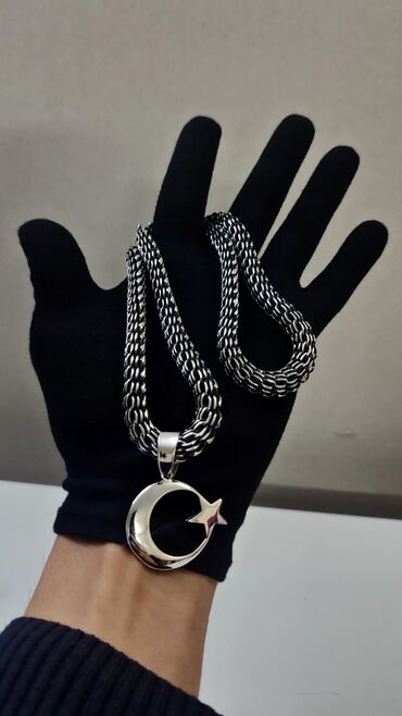 Серебряные цепочки: Массивная Серебряная цепь "Рамзес" 132 гр 55 см Ручная работа — 23