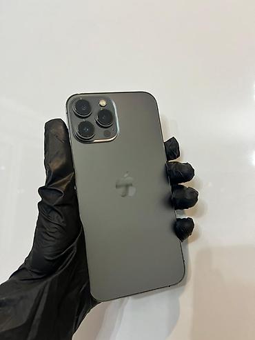 Apple iPhone: IPhone 13 Pro Max, Б/у, 512 ГБ, Графит, 77 % — 8