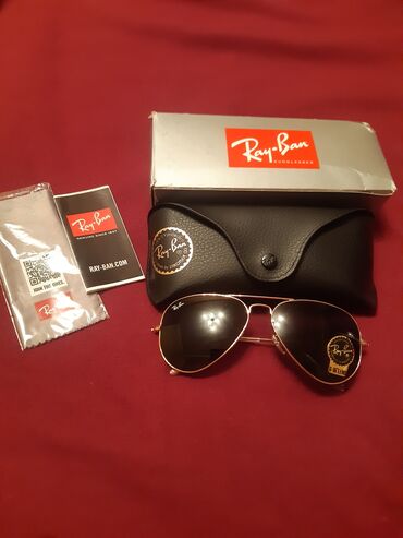 сепочка золото: 1-2 фото Продаю новые оригинальные солнцезащитные очки Ray Ban