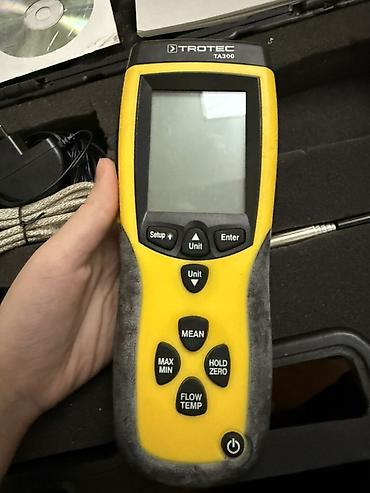 digər alətlər: Trotec TA300 anemometr/prob komplekti Məhsul: Trotec TA300 portativ — 6