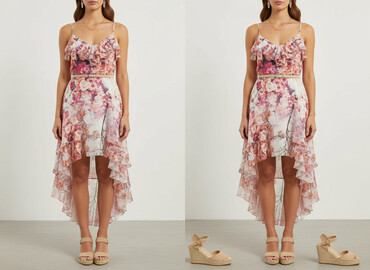 ekstrawaganckie sukienki wieczorowe: Women`s dress, size S