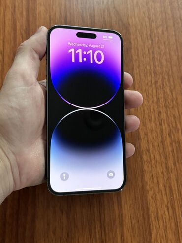 Apple iPhone: IPhone 14 Pro Max, Б/у, 128 ГБ, Deep Purple, Коробка, 86 %