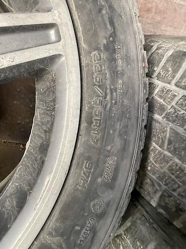 Шиналар жана дисктер: Дөңгөлөктөр монтажда 225 / 55 / R 17, All-season, Колдонулган, Комплект, Жеңил унаалар, Куйма, тешиктери - 5 — 3
