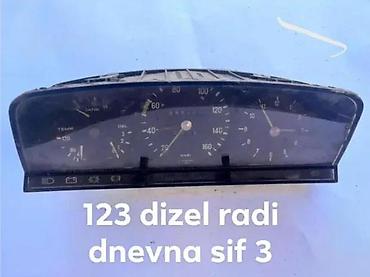 Instrument table: MERCEDES 123 KILOMETAR SAT | kilometar sat Mercedes 123 je polovan  — 5