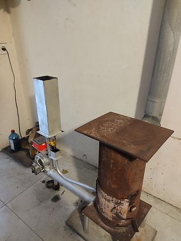 divar peçi: Metalkonstruksiyalı soba/ocaq sistemi - Material: qalın divarlı metal — 2