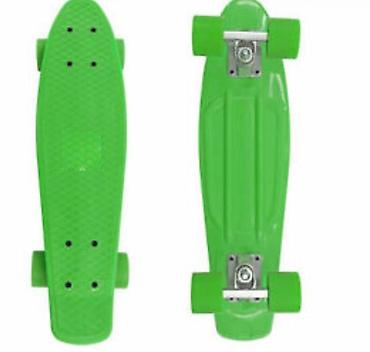 drvene table: Pennyboard - zeleni skejt sa svetlećim točkovima. pennyboard - zeleni — 1