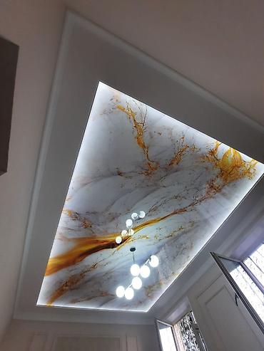 Натяжной потолок: Натяжной потолок Глянцевое, Матовое, 3D потолки Гарантия, Бесплатная консультация, Бесплатный замер — 7