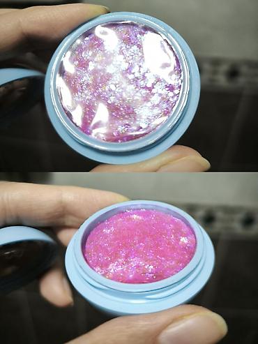 makyaj: ✨ SODA CHAN çəhrayı glitter satılır! 💗 🌸 Parlaq çəhrayı rəng və — 2