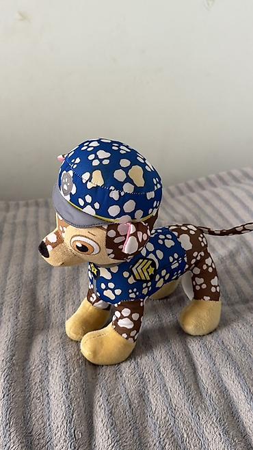 nişan donu: Paw Patrol mövzusunda yumşaq oyuncaq it fiquru - Dizayn: mavi “paw” — 2