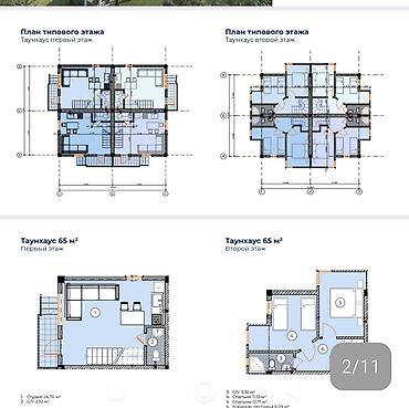 Продажа домов: Таунхаус, 65 м², 3 комнаты, Собственник, ПСО (под самоотделку) — 9