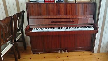 Pianolar: Upright pianino - Korpus: klassik şaquli model, parlaq qəhvəyi/maun — 1