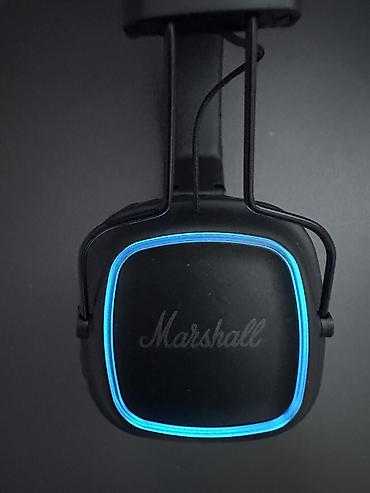 hoco eq34 plus: Беспроводные накладные наушники Marshall с LED‑подсветкой - — 2
