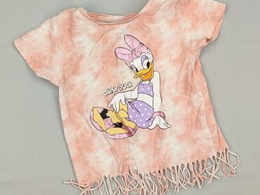 lidl sukienki dla dziewczynek: T-shirt, Disney, 4-5 years, 104-110 cm, condition - Perfect