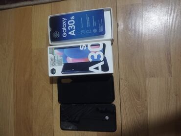 Samsung: Samsung Galaxy A30s, 32 GB, rəng - Qara, Sensor, Barmaq izi, İki sim kartlı