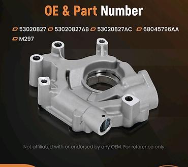 changan eado 2014: Jeep Chrysler Dodge 3.7 və4.7yağnasosu: Mator yağ nasosu (ölçü dəsti — 2