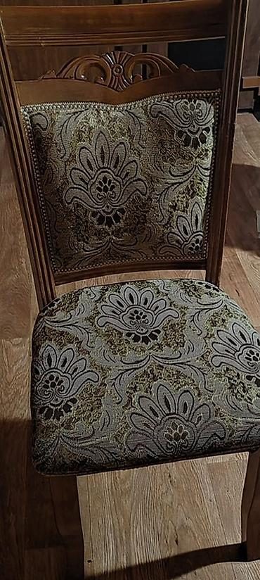 Столы и стулья для зала: Стол и стул для зала, Б/у, цвет - Коричневый — 5